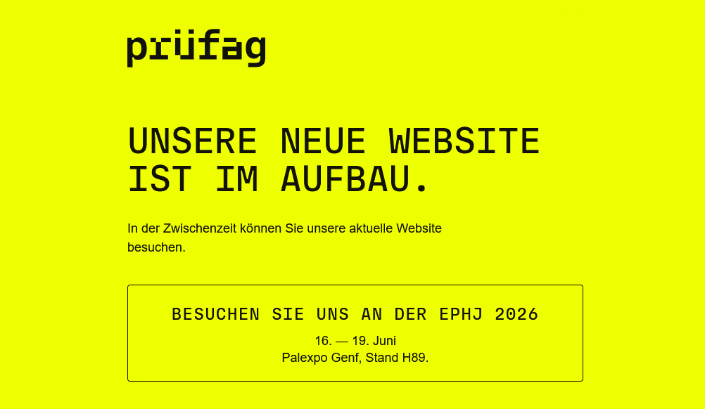 Unsere neue Webseite ist im Aufbau